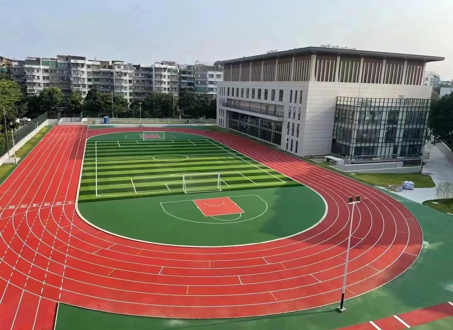 七台河市学校塑胶跑道塑胶篮球场 - 厂家